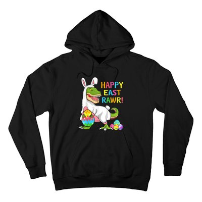 Easter Day Dinosaur Funny Happy Eastrawr T Rex Easter Hoodie