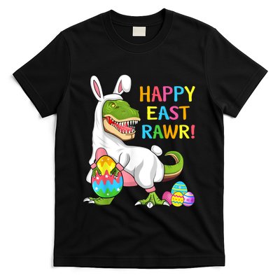 Easter Day Dinosaur Funny Happy Eastrawr T Rex Easter T-Shirt