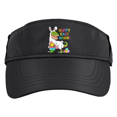 Easter Day Dinosaur Funny Happy Eastrawr T Rex Easter Adult Drive Performance Visor