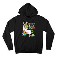 Easter Day Dinosaur Funny Happy Eastrawr T Rex Easter Tall Hoodie