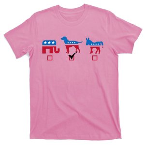 Elephant Dog Donkey Choose My Dog Would Do A Better Job T-Shirt