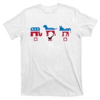 Elephant Dog Donkey Choose My Dog Would Do A Better Job T-Shirt