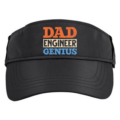 Engineer Dads Dad Engineer Genius Engineering Dad Gift Adult Drive Performance Visor