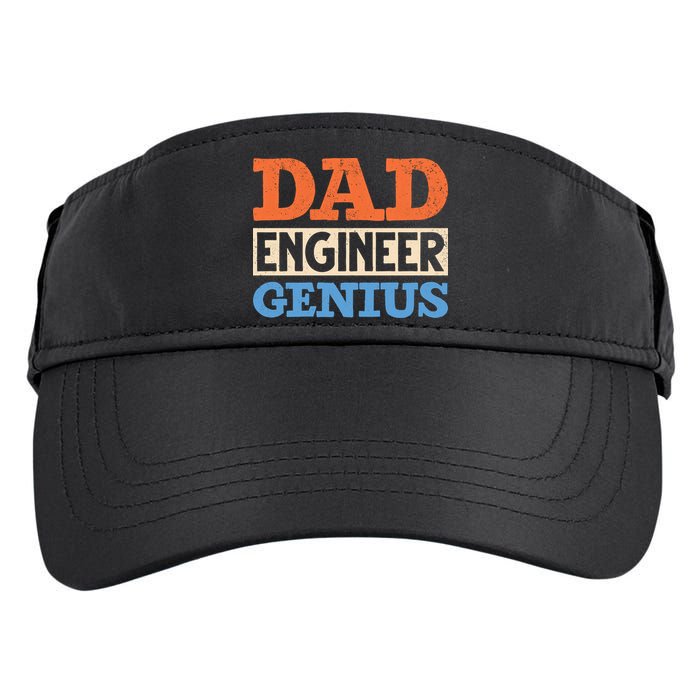 Engineer Dads Dad Engineer Genius Engineering Dad Gift Adult Drive Performance Visor