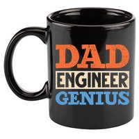 Engineer Dads Dad Engineer Genius Engineering Dad Gift 11oz C Handle Ceramic Mug