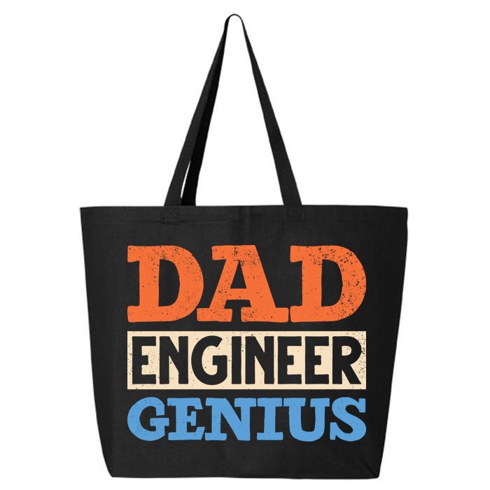 Engineer Dads Dad Engineer Genius Engineering Dad Gift 25L Jumbo Tote