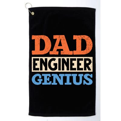 Engineer Dads Dad Engineer Genius Engineering Dad Gift Golf Towel