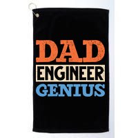 Engineer Dads Dad Engineer Genius Engineering Dad Gift Golf Towel