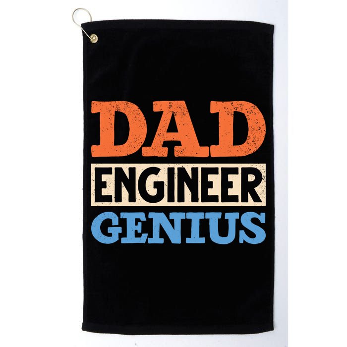 Engineer Dads Dad Engineer Genius Engineering Dad Gift Golf Towel