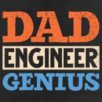 Engineer Dads Dad Engineer Genius Engineering Dad Gift Golf Towel