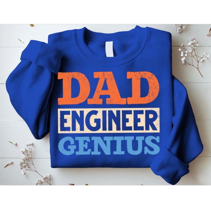 Engineer Dads Dad Engineer Genius Engineering Dad Gift Sweatshirt