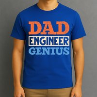 Engineer Dads Dad Engineer Genius Engineering Dad Gift T-Shirt