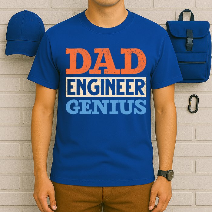 Engineer Dads Dad Engineer Genius Engineering Dad Gift T-Shirt