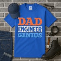 Engineer Dads Dad Engineer Genius Engineering Dad Gift Tall T-Shirt