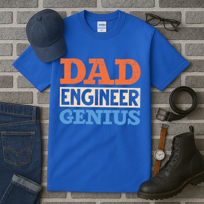 Engineer Dads Dad Engineer Genius Engineering Dad Gift Tall T-Shirt