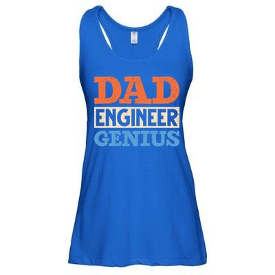 Engineer Dads Dad Engineer Genius Engineering Dad Gift Ladies Essential Flowy Tank