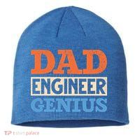 Engineer Dads Dad Engineer Genius Engineering Dad Gift Sustainable Beanie