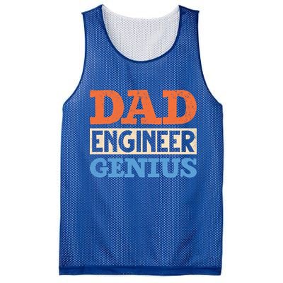 Engineer Dads Dad Engineer Genius Engineering Dad Gift Mesh Reversible Basketball Jersey Tank