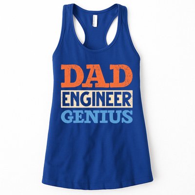 Engineer Dads Dad Engineer Genius Engineering Dad Gift Womens Tank Top