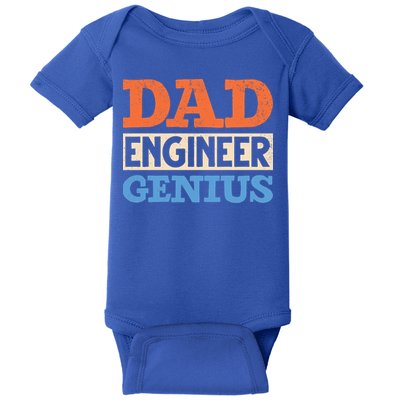 Engineer Dads Dad Engineer Genius Engineering Dad Gift Baby Bodysuit