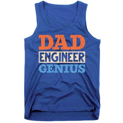 Engineer Dads Dad Engineer Genius Engineering Dad Gift Tank Top