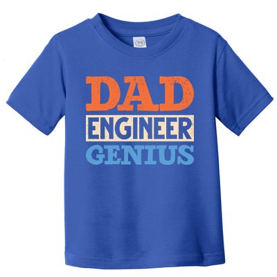 Engineer Dads Dad Engineer Genius Engineering Dad Gift Toddler T-Shirt