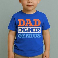 Engineer Dads Dad Engineer Genius Engineering Dad Gift Toddler T-Shirt