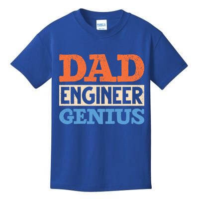Engineer Dads Dad Engineer Genius Engineering Dad Gift Kids T-Shirt