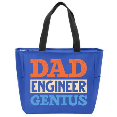 Engineer Dads Dad Engineer Genius Engineering Dad Gift Zip Tote Bag