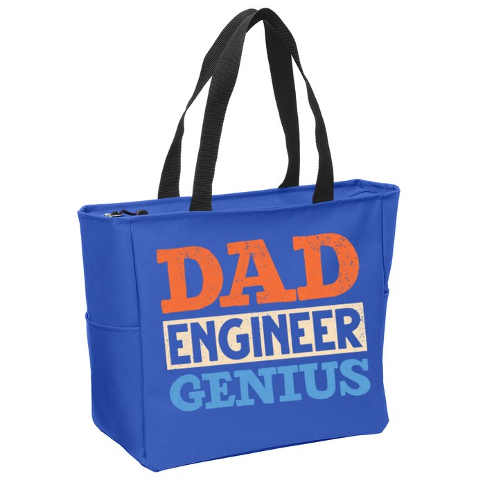Engineer Dads Dad Engineer Genius Engineering Dad Gift Zip Tote Bag