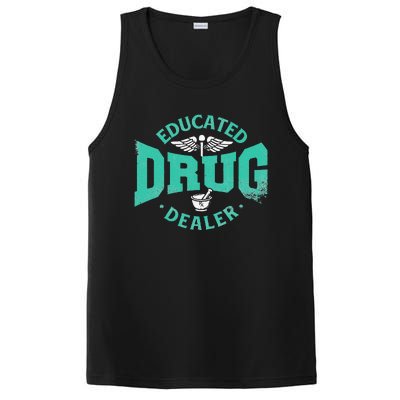 Educated Drug Dealer Pharmacist RX Student PharmD PosiCharge Competitor Tank