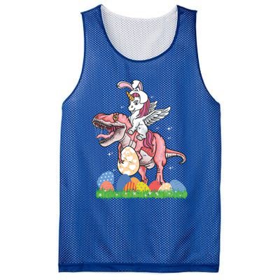 Easter Day Dinosaur Unicorn Bunny Ears Easter Eggs Gift Mesh Reversible Basketball Jersey Tank