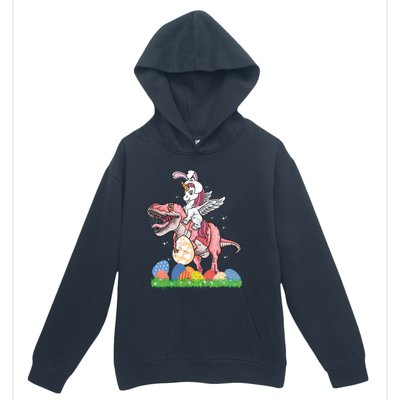 Easter Day Dinosaur Unicorn Bunny Ears Easter Eggs Gift Urban Pullover Hoodie