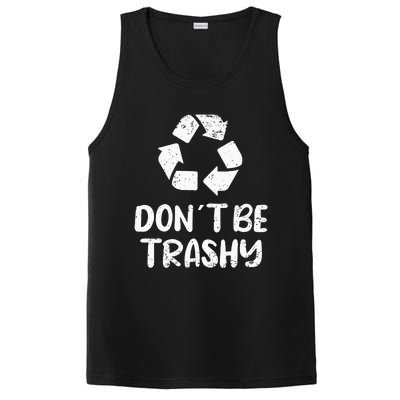 Earth Day Don´t Be Trashy Recycling PosiCharge Competitor Tank