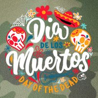 El Dia De Los Muertos Day Of The Dead Skull Sambrero Guitar Legacy Tie Dye Trucker Hat
