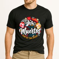 El Dia De Los Muertos Day Of The Dead Skull Sambrero Guitar Cooling Performance Crew T-Shirt