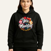 El Dia De Los Muertos Day Of The Dead Skull Sambrero Guitar Hoodie