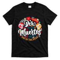 El Dia De Los Muertos Day Of The Dead Skull Sambrero Guitar T-Shirt