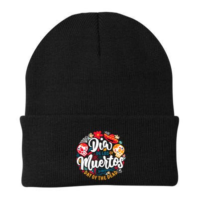 El Dia De Los Muertos Day Of The Dead Skull Sambrero Guitar Beanie