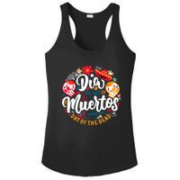 El Dia De Los Muertos Day Of The Dead Skull Sambrero Guitar Ladies PosiCharge Competitor Racerback Tank