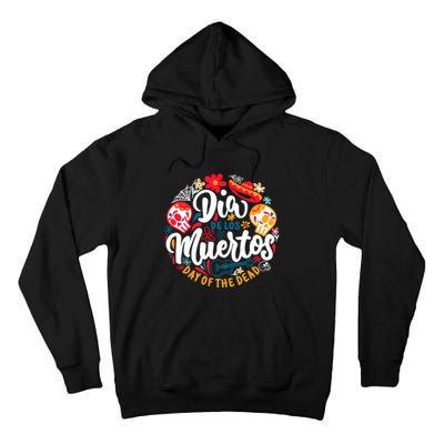 El Dia De Los Muertos Day Of The Dead Skull Sambrero Guitar Tall Hoodie