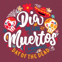 El Dia De Los Muertos Day Of The Dead Skull Sambrero Guitar 16oz Travel Tumbler