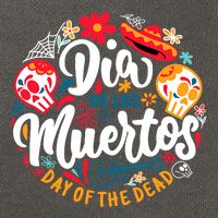 El Dia De Los Muertos Day Of The Dead Skull Sambrero Guitar Cotton Canvas Backpack