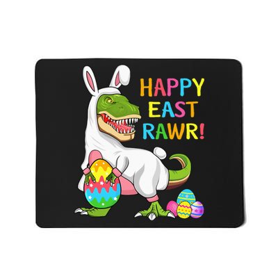 Easter Day Dinosaur Funny Happy Eastrawr T Rex Easter Mousepad