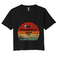 Everybodys Dead Dave Women's Crop Top Tee
