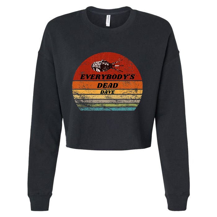 Everybodys Dead Dave Cropped Pullover Crew