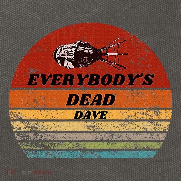 Everybodys Dead Dave Cotton Canvas Backpack