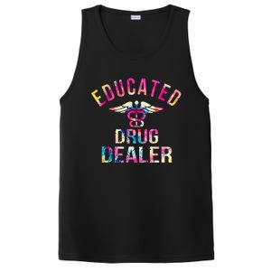 Educated Drug Dealer Nurse Life Funny Nurse PosiCharge Competitor Tank