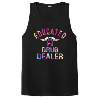 Educated Drug Dealer Nurse Life Funny Nurse PosiCharge Competitor Tank