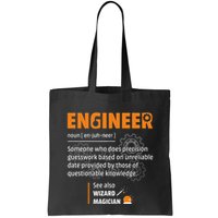 Engineer Definition Description Hilarious Engineering Gift Bag